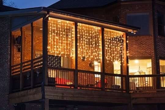 Lichtgordijn 2m x 3m Klassiek warm wit - Image 4