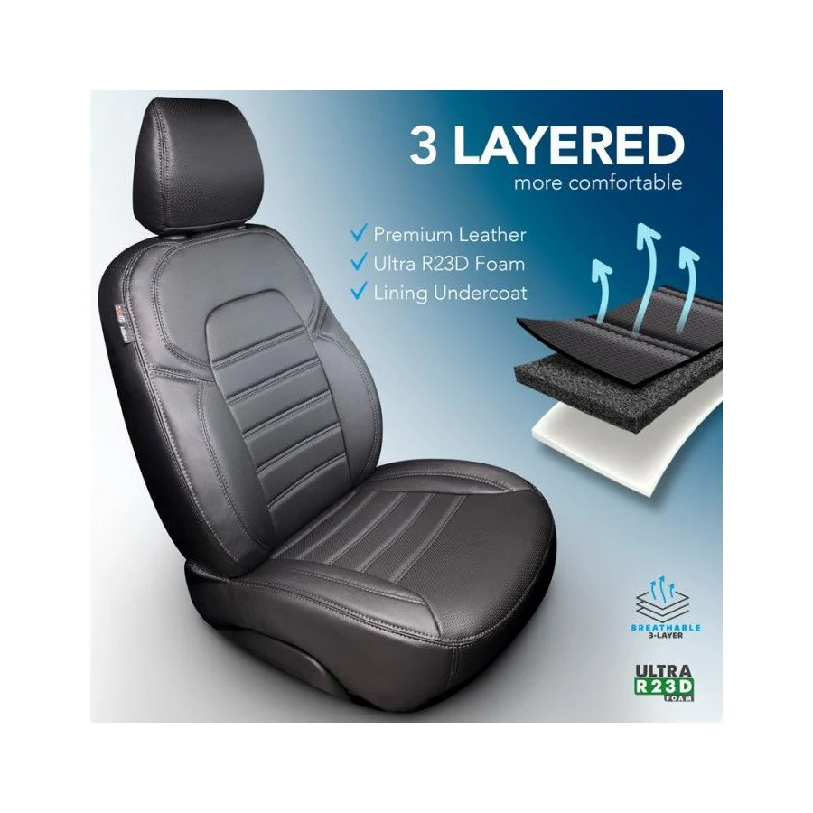 New York Design Kunstleder Stoelhoezen T6 2015-2022 (met armsteun) - Image 3