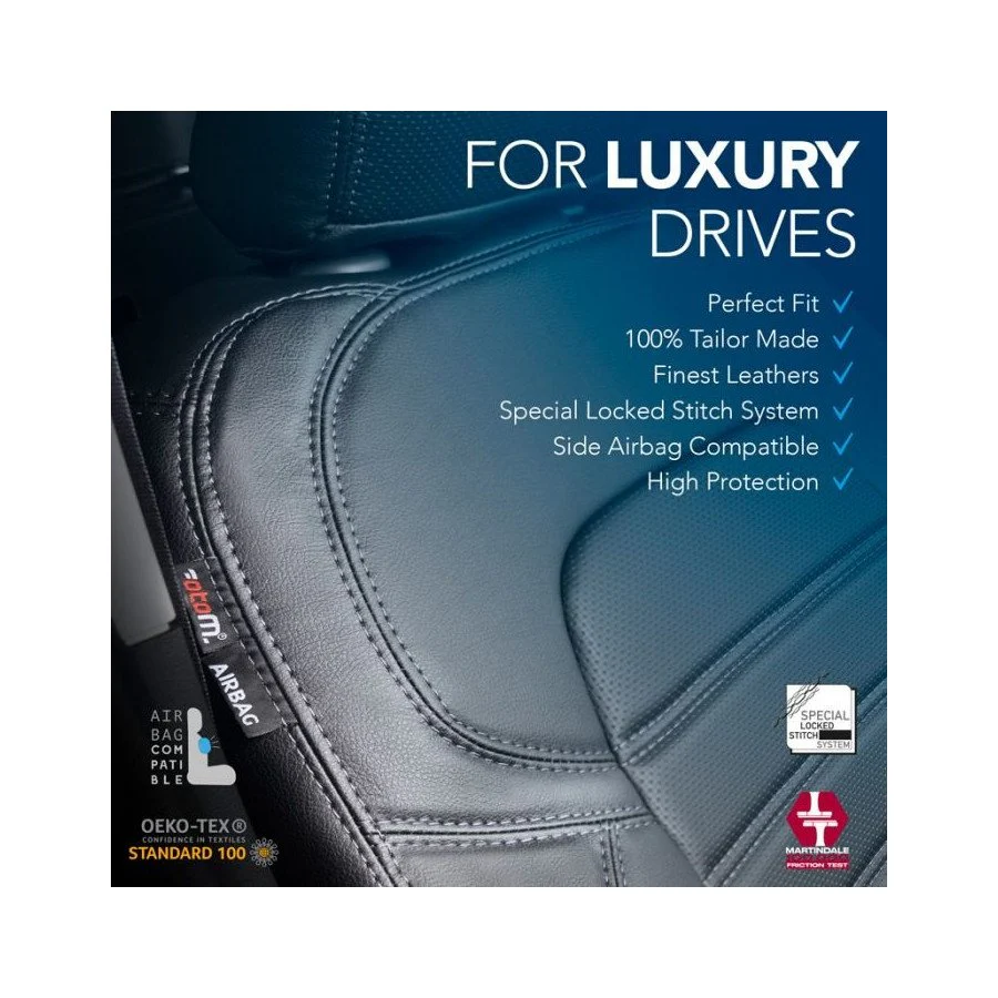 New York Design Kunstleder Stoelhoezen T6 2015-2022 (met armsteun) - Image 5