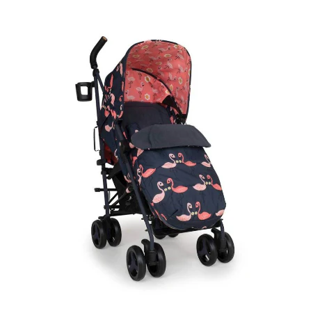 Cosatto Supa 3 Stroller with Footmuff - Pretty Flamingo - Image 4