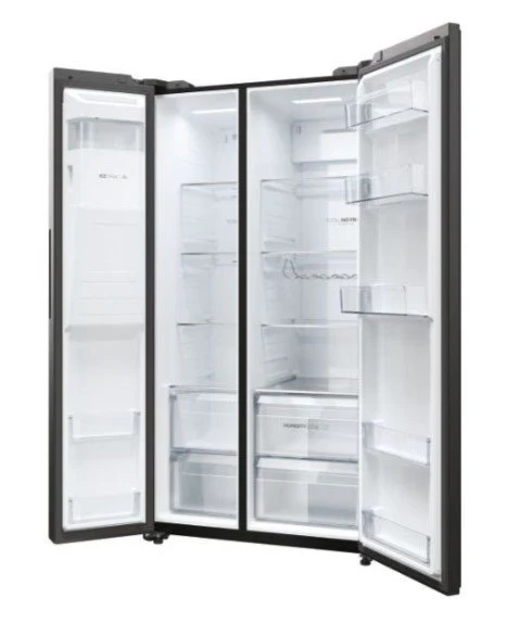 Haier Amerikaanse koelkast HSW59F18EIPT - Zwart - Image 4