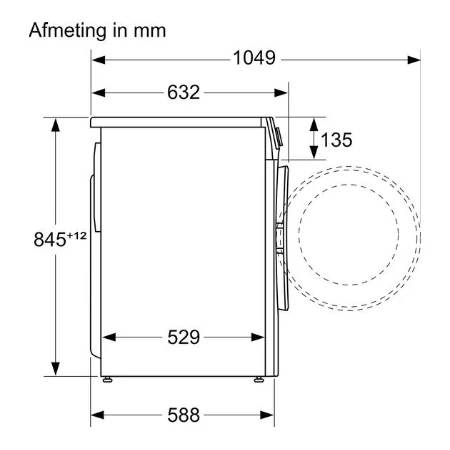 Bosch wasmachine WGG04407NL - Serie 4 - wit - Image 7