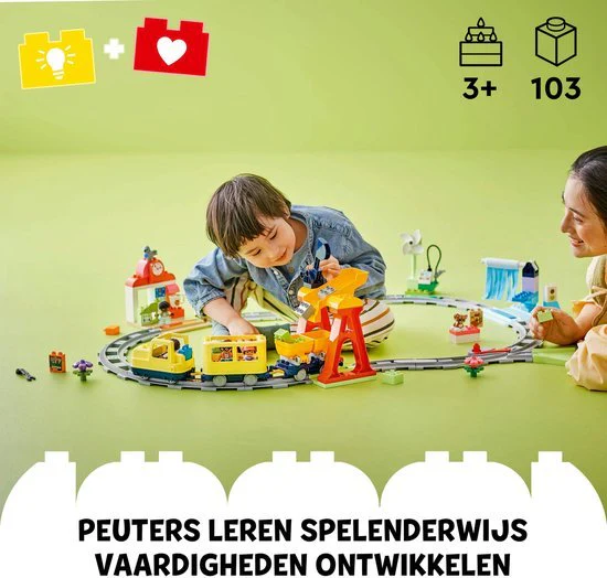 LEGO DUPLO - Stad Grote interactieve buurttrein set - 10428 - Image 4