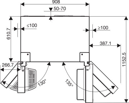 Hisense Amerikaanse koelkast RS818N4TIC - RVS - Image 10