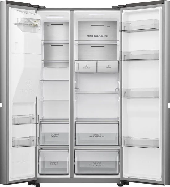 Hisense Amerikaanse koelkast RS818N4TIC - RVS - Image 5