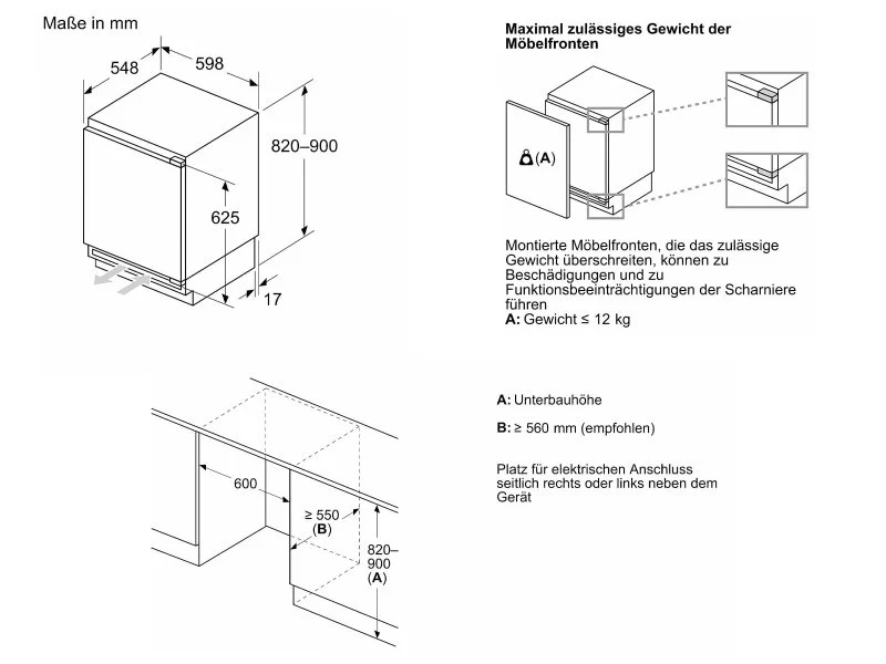 Neff onder/inbouw koelkast KU2223DD0 - 82 cm - deur op deur - Image 6