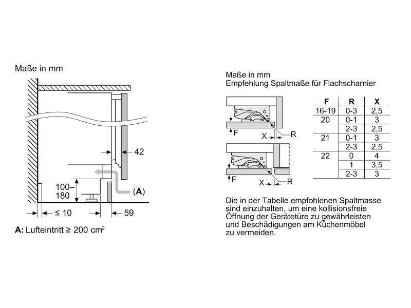 Neff onder/inbouw koelkast KU2223DD0 - 82 cm - deur op deur - Image 7