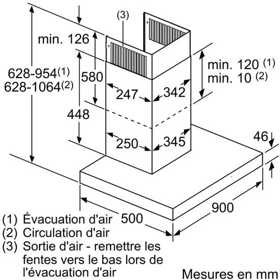 Siemens wandschouw afzuigkap LC97BHP50 - iQ500 - Image 5